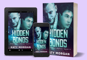 Mockup of Hidden Bonds on tablet, phone, and paperback